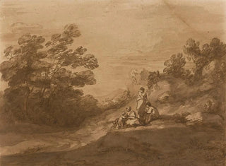 Thomas Gainsborough - Figures Resting In A Woodland Landscape.webp
