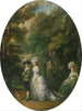 Henri duc de Cumberland 1745-1790 z księżną Cumberland 1743-1798 i Lady Elizabeth Lu - Thomas Gainsborough — widok dzieła