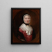Dama z czapką mafii - Thomas Gainsborough — oprawiony obraz na ścianie