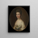 Mme Ralph Izard - Thomas Gainsborough — oprawiony obraz na ścianie