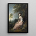 Mme Richard Brinsley Sheridan - Thomas Gainsborough — oprawiony obraz na ścianie