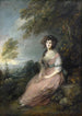Mme Richard Brinsley Sheridan - Thomas Gainsborough — widok dzieła