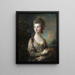 L'Honorable Mme Thomas Graham - Thomas Gainsborough — oprawiony obraz na ścianie