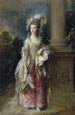 L'honorable Mme Graham - Thomas Gainsborough — widok dzieła