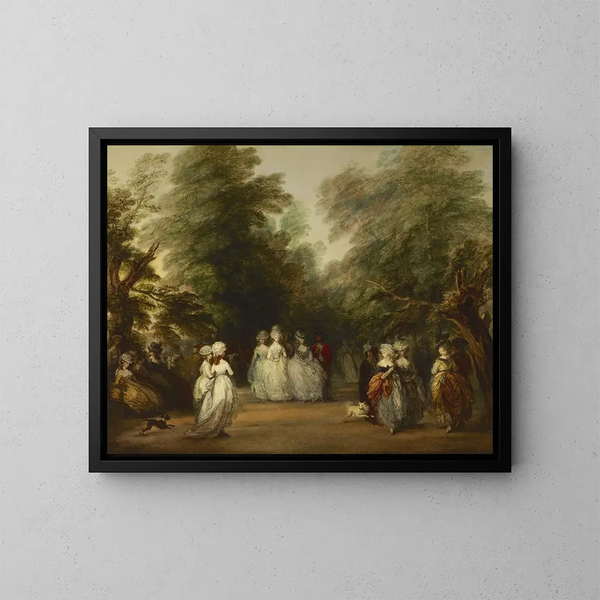 Le Mall dans le parc St James - Thomas Gainsborough — oprawiony obraz na ścianie