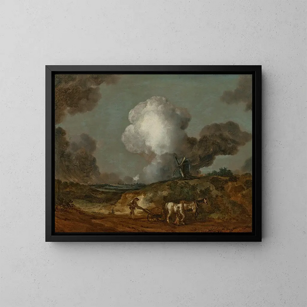 La charrue de Suffolk - Thomas Gainsborough — oprawiony obraz na ścianie