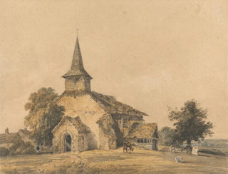 Kościoła w kaplicy, Surrey - Thomas Girtin — widok dzieła