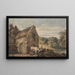 Cottage near Newcastle, Northumberland - Thomas Girtin — oprawiony obraz na ścianie