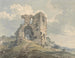 Château de Denbigh - Thomas Girtin — widok dzieła