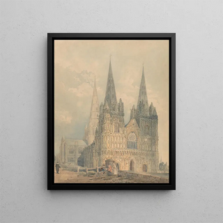 Thomas Girtin - Lichfield Cathedral Staffordshire.webp