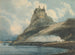 Zamku Lindisfarne, Wyspa Sainte-Marie, Northumberland - Thomas Girtin — widok dzieła