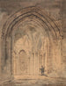 Katedra św. Albana, Hertfordshire - Thomas Girtin — widok dzieła