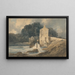 Le Moulin de l'Abbaye à Knaresborough - Thomas Girtin — oprawiony obraz na ścianie