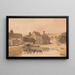 Le Village de Kirkstall Yorkshire - Thomas Girtin — oprawiony obraz na ścianie