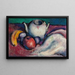 Martwa natura z imbrykiem i owocami - Thomas Hart Benton — oprawiony obraz na ścianie