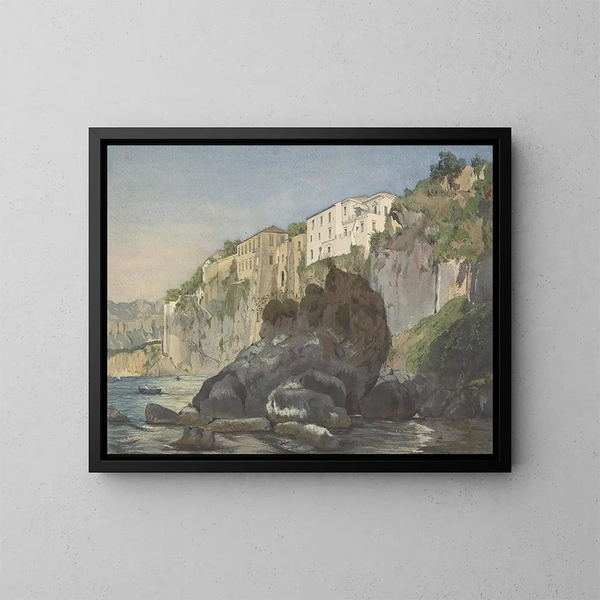 Domy w Sorrento - Thomas Hartley Cromek — oprawiony obraz na ścianie