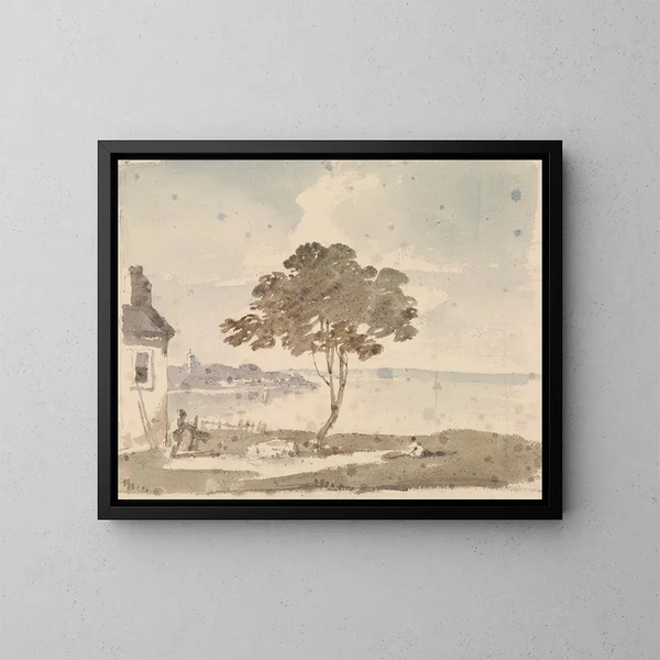East Cowes, Wyspa Wight - Thomas Hastings — oprawiony obraz na ścianie