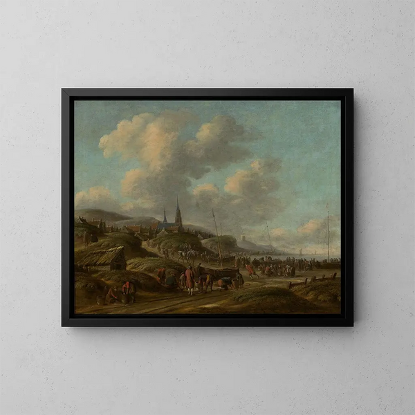 Côte à Scheveningen - Thomas Heeremans — oprawiony obraz na ścianie