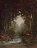 Łowienie pstrąga - Thomas Hill — widok dzieła