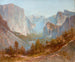 Dolina Yosemite z punktu widokowego Inspiration - Thomas Hill — widok dzieła