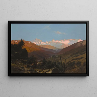 Thomas Jacques Somerscales - A Scene In The Andes Chile.webp