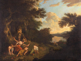 Śmierć Orfeusza - Thomas Jones — widok dzieła