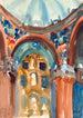 wnętrza kościoła - Thomas La Farge — widok dzieła