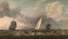Paquebot sous voile par vent frais au large de South Foreland - Thomas Luny — widok dzieła