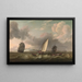 Paquebot sous voile par vent frais au large de South Foreland - Thomas Luny — oprawiony obraz na ścianie