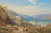 Le couvent de Madonna del Sasso, Lac Majeur, Italie - Thomas Miles Richardson — widok dzieła
