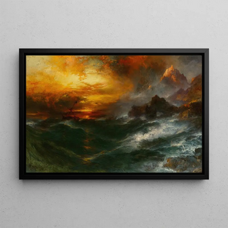 Thomas Moran - A Mountain of LoadstoneArabian Nights.webp
