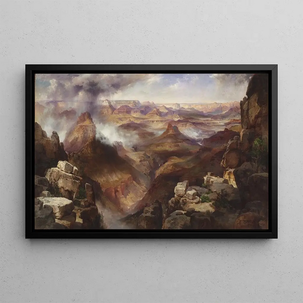 Wielki Kanion rzeki Kolorado - Thomas Moran — oprawiony obraz na ścianie