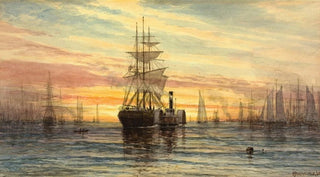 Thomas Moran - Harbor Scene.webp