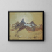 Pic Index, Clarks Fork, Wyoming - Thomas Moran — oprawiony obraz na ścianie