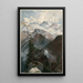 Szczyt Sierra Nevada - Thomas Moran — oprawiony obraz na ścianie