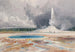 Le Château Geyser, Upper Geyser Basin, Park Narodowy Yellowstone - Thomas Moran — widok dzieła