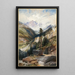 La montagne de la Sainte-Croix Colorado - Thomas Moran — oprawiony obraz na ścianie