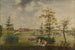 Widok na dom wiejski w Gloucestershire - Thomas Robins starszy — widok dzieła