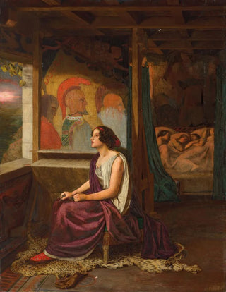 Thomas Seddon - Penelope Then During the Day She Wove the Large Web Which at Night She Unravelled The Odyssey.webp