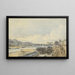 Widok na Sekwanę na poziomie Pont des Arts - Thomas Shotter Boys — oprawiony obraz na ścianie