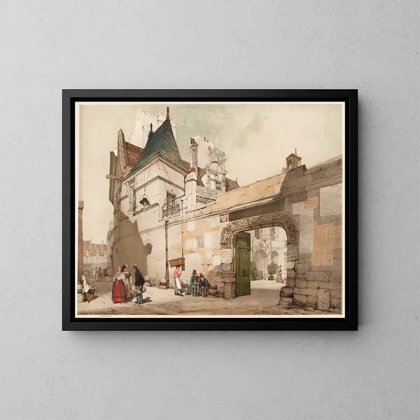 Hôtel de Cluny, Paryż - Thomas Shotter Boys — oprawiony obraz na ścianie