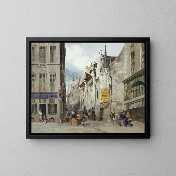 Le carrefour des rues Bailleul et Jean Tison, actuel 1er arrondissement de Paris - Thomas Shotter Boys — oprawiony obraz na ścianie