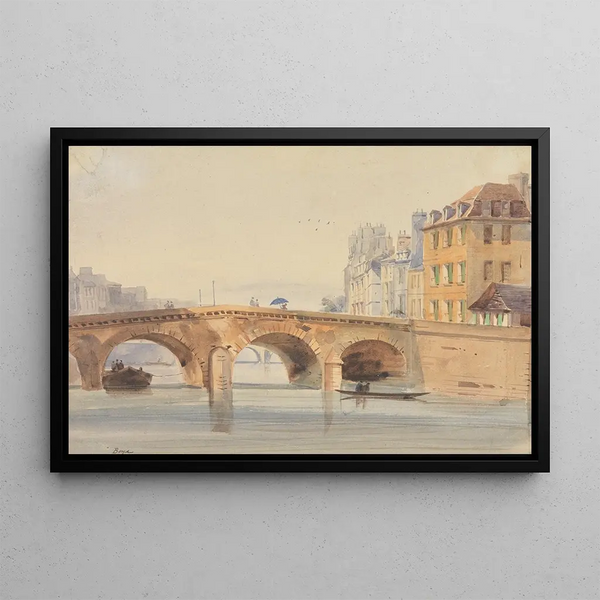 Le Pont Neuf - Thomas Shotter Boys — oprawiony obraz na ścianie