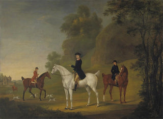Thomas Stringer - Lord Bulkeley and his Harriers his Huntsman John Wells and WhipperIn R Jennings.webp