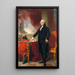 Portret George'a Washingtona - Thomas Sully — oprawiony obraz na ścianie