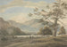 pejzaż z drzewami, jeziorami i górami, Lake District - Thomas Sunderland — widok dzieła
