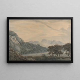 Thomas Sunderland - The Head of Ullswater With the Lodge of Patterdale on the Left.webp
