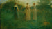 W ogrodzie - Thomas Wilmer Dewing — widok dzieła