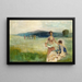 Wiosna - Thomas Wilmer Dewing — oprawiony obraz na ścianie