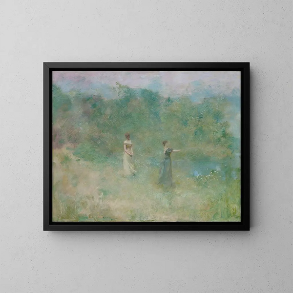 Lato - Thomas Wilmer Dewing — oprawiony obraz na ścianie